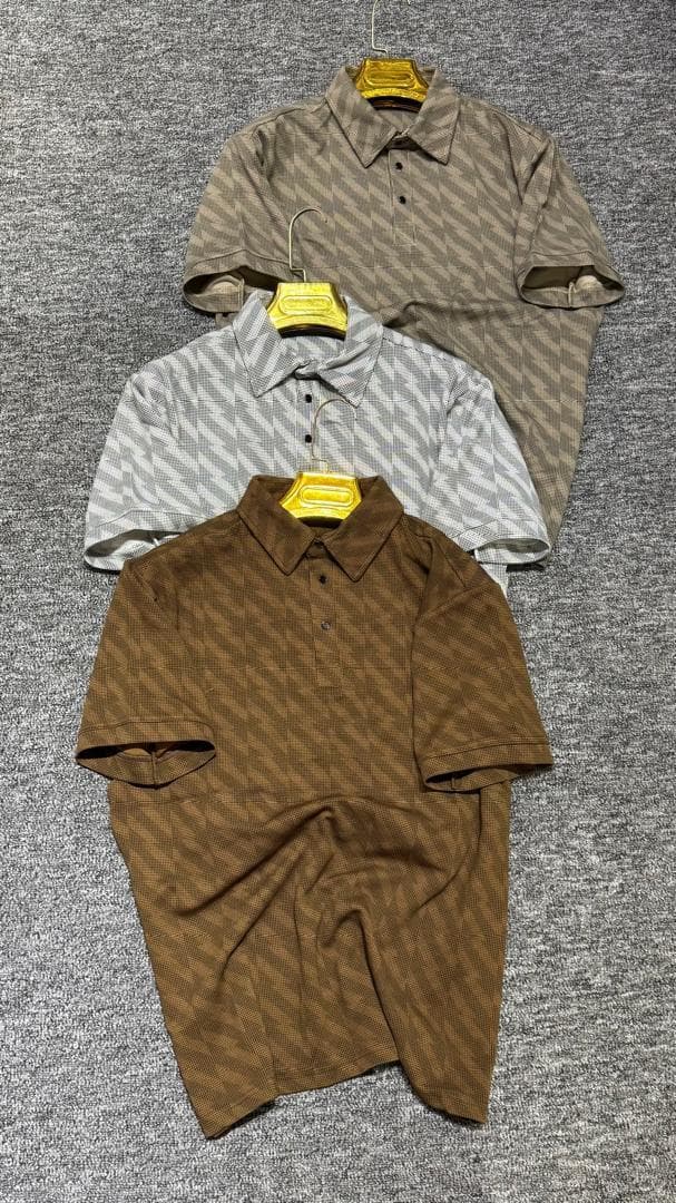 Polo motif diagonal en 3 coloris